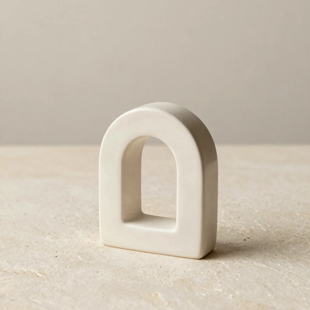 Architectural Ceramic Candle Holder